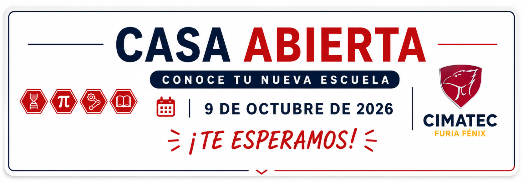 Casa Abierta CIMATEC - 9 de octubre de 2026